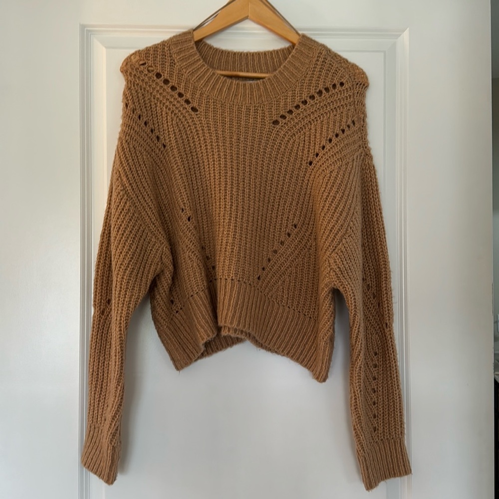 Elizabeth and James Light Beige Sweater